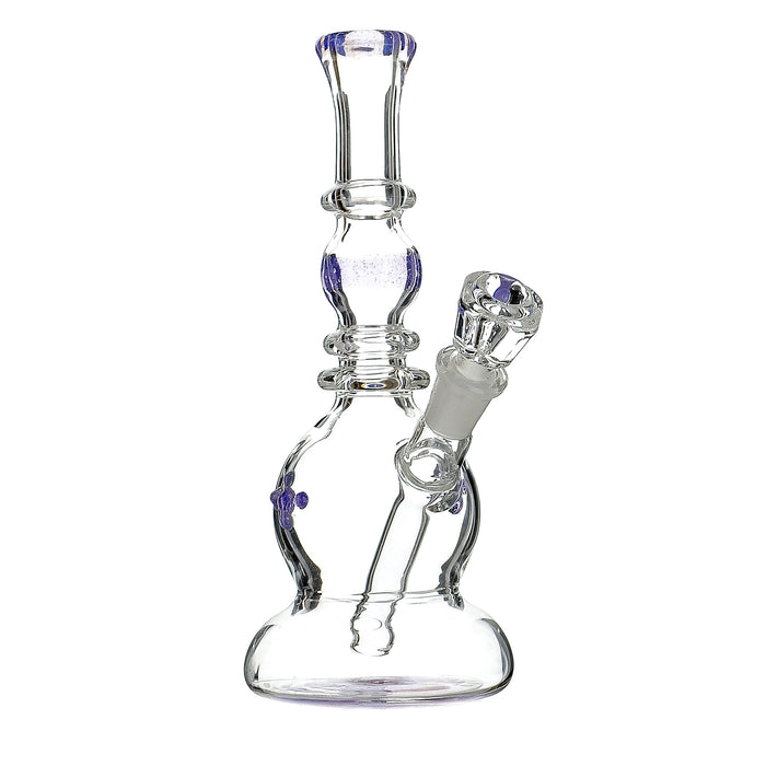 8" Bubble Body Slime Purple Water Pipe - SmokeZone 420