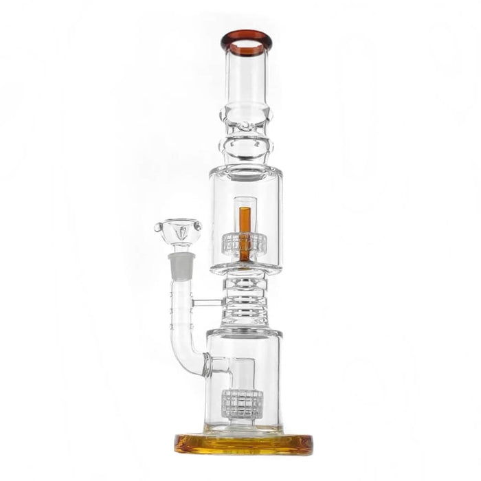 16" Double Matrix Heavy Base Water Pipe - SmokeZone 420