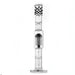18" Triple Chamber Beaded Tube Water Pipe - SmokeZone 420