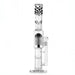 18" Triple Chamber Beaded Tube Water Pipe - SmokeZone 420