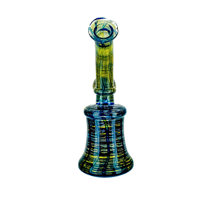 8" Full Wrap & Rake Color Dab Rig - SmokeZone 420