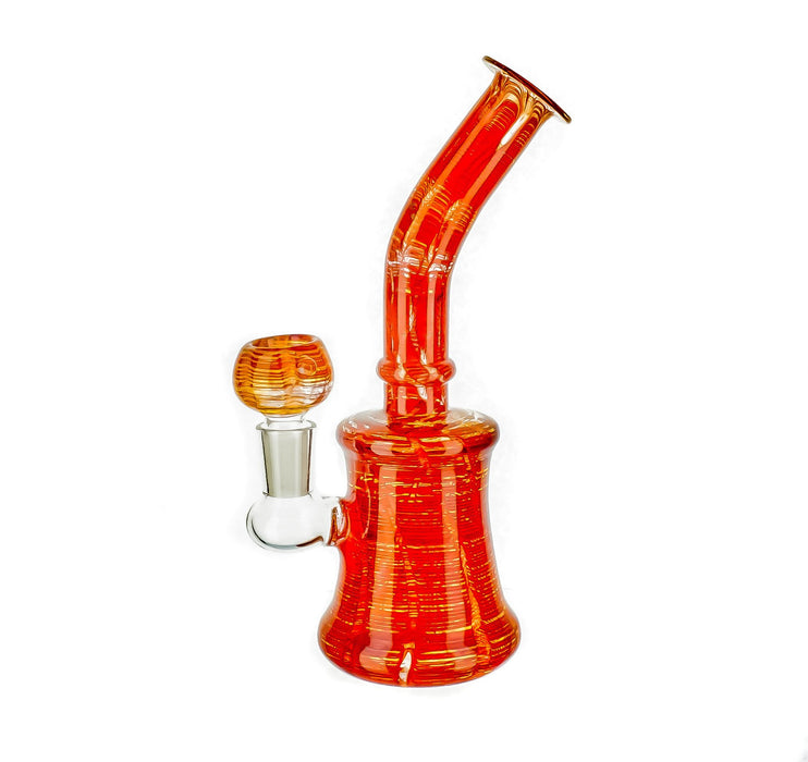 8" Full Wrap & Rake Color Dab Rig - SmokeZone 420