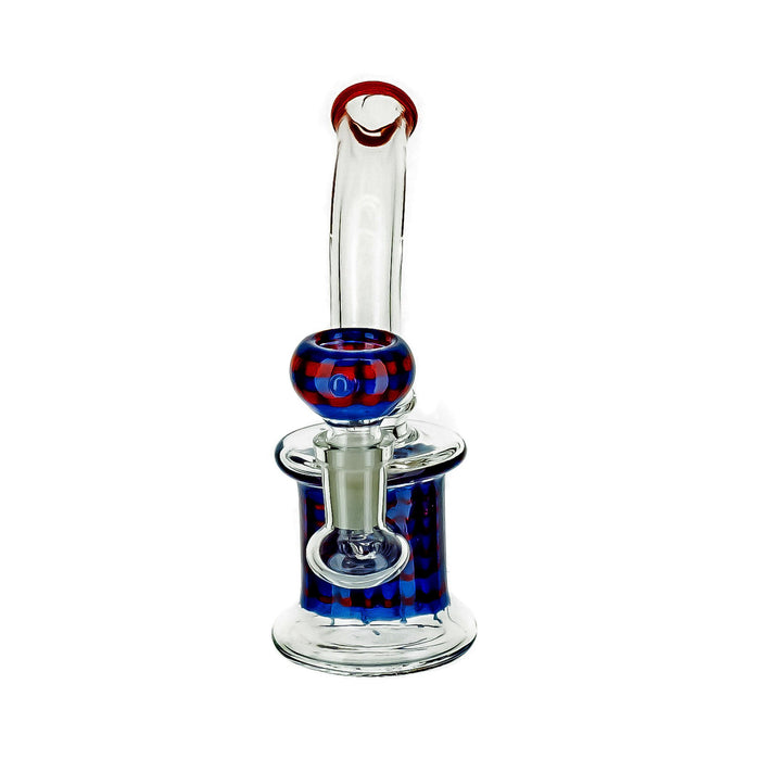 6" Mini Clear & Color Dab Rig - SmokeZone 420