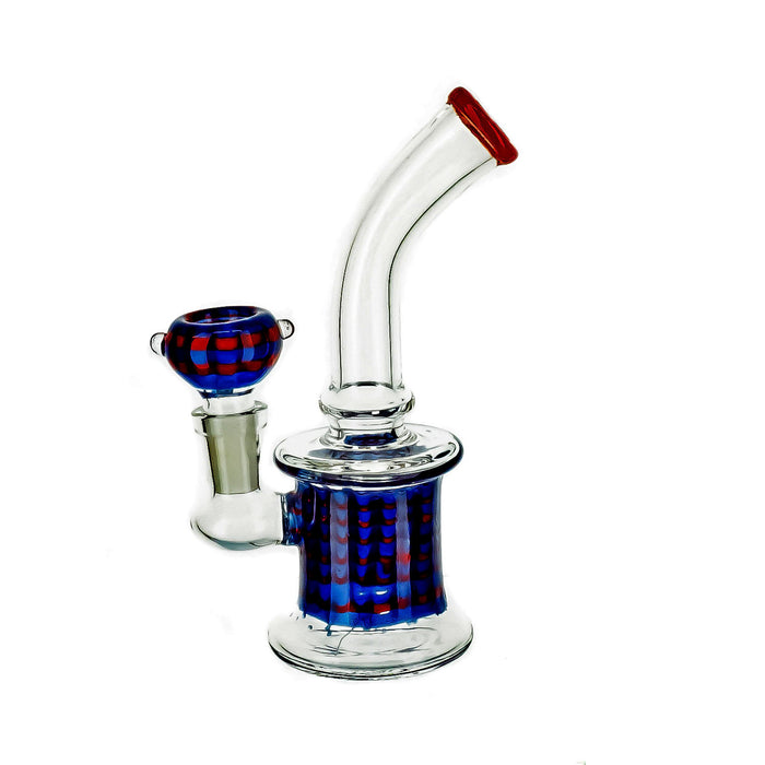 6" Mini Clear & Color Dab Rig - SmokeZone 420