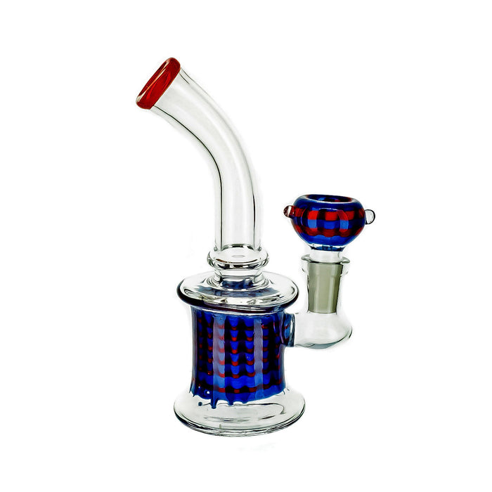 6" Mini Clear & Color Dab Rig - SmokeZone 420