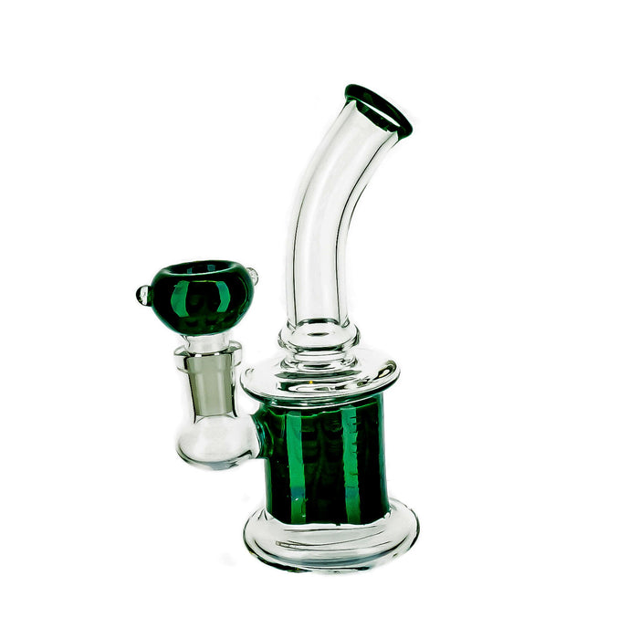 6" Mini Clear & Color Dab Rig - SmokeZone 420