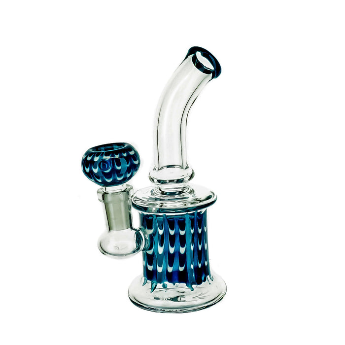 6" Mini Clear & Color Dab Rig - SmokeZone 420