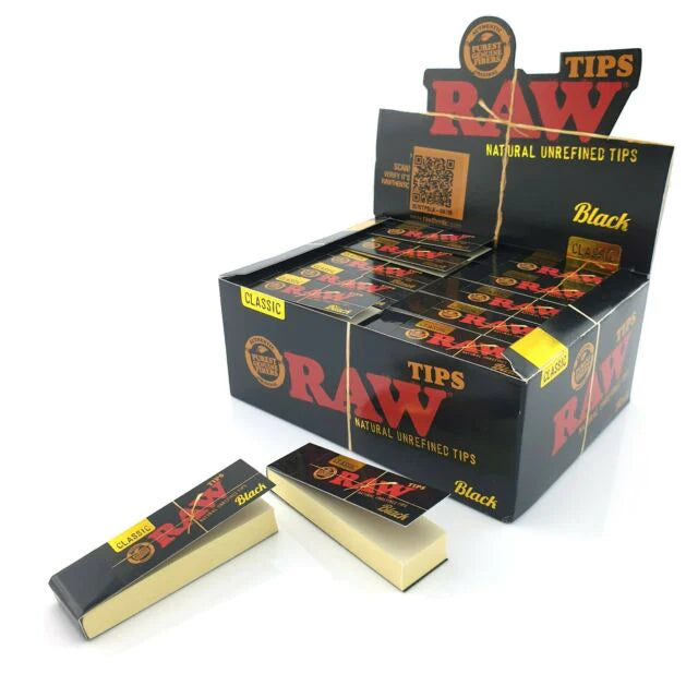RAW Black Classic Tips - SmokeZone 420