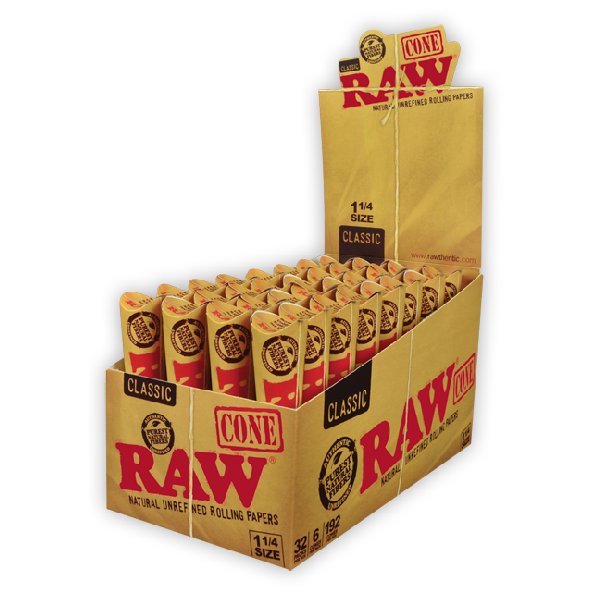 RAW Classic 1¼ Cones - SmokeZone 420