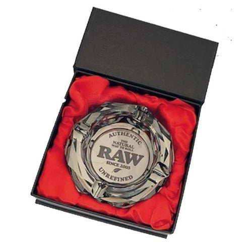 RAW Darkside Crystal Ashtray - SmokeZone 420
