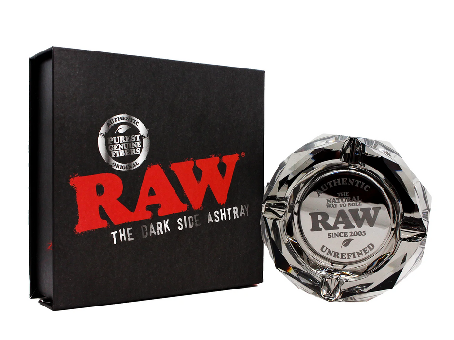 RAW Darkside Crystal Ashtray - SmokeZone 420