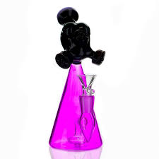 8" Bio Mask UV Reactive Dab Rig - SmokeZone 420