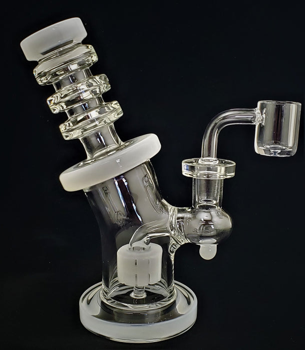 7" Shower Head Perk Dab Rig With 3 Ring Mouth - SmokeZone 420