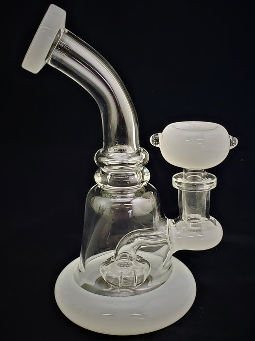 6" Bent Mouth Shower head Per Dab Rig with Matching Bowl - SmokeZone 420