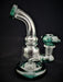 6" Bent Mouth Shower head Per Dab Rig with Matching Bowl - SmokeZone 420