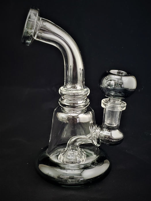 6" Bent Mouth Shower head Per Dab Rig with Matching Bowl - SmokeZone 420