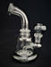 6" Bent Mouth Shower head Per Dab Rig with Matching Bowl - SmokeZone 420
