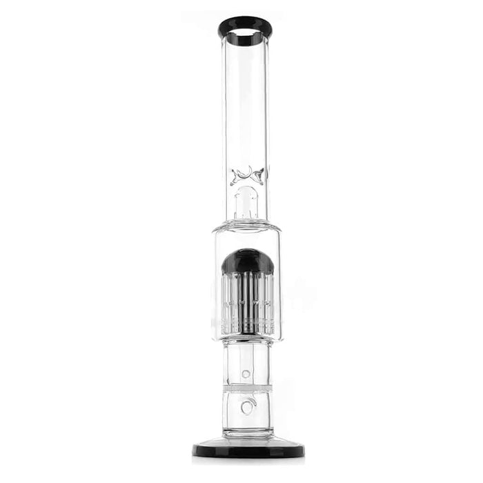 17" Triple Perc Straight Tube Water Pipe - SmokeZone 420