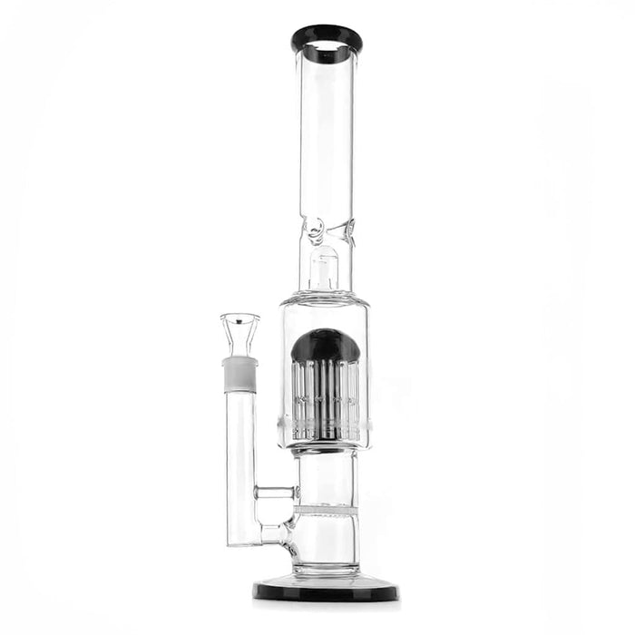 17" Triple Perc Straight Tube Water Pipe - SmokeZone 420