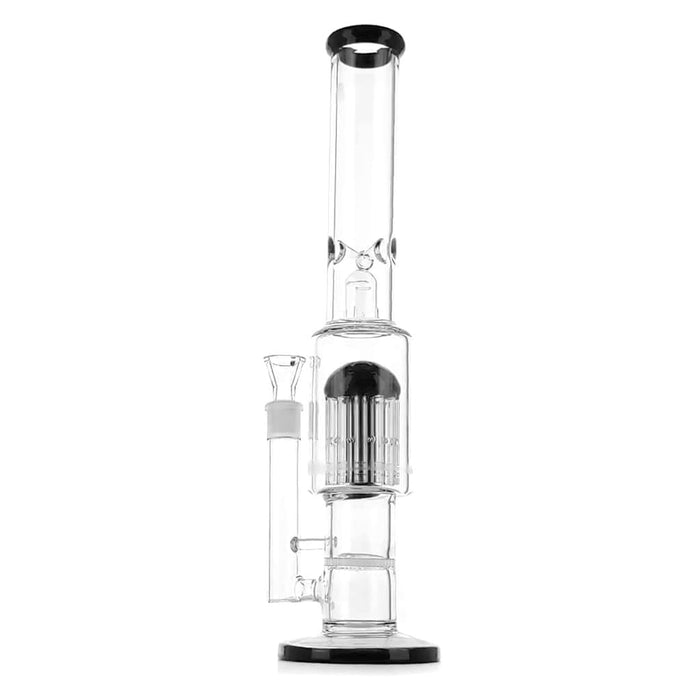 17" Triple Perc Straight Tube Water Pipe - SmokeZone 420