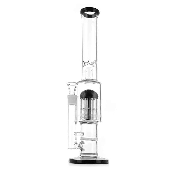 17" Triple Perc Straight Tube Water Pipe - SmokeZone 420