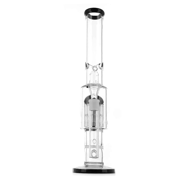 17" Triple Perc Straight Tube Water Pipe - SmokeZone 420