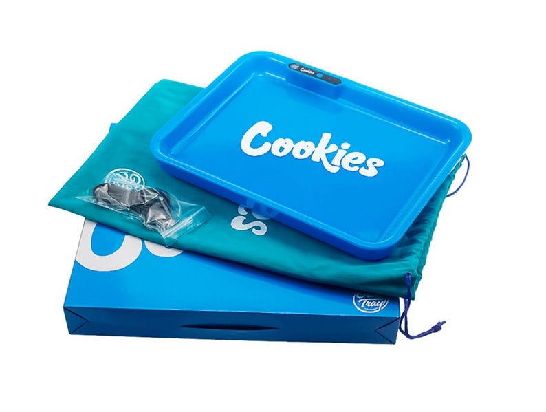 Cookies LED Glow Rolling Tray - SmokeZone 420