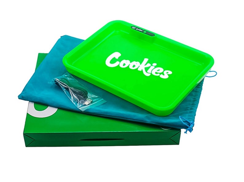 Cookies LED Glow Rolling Tray - SmokeZone 420