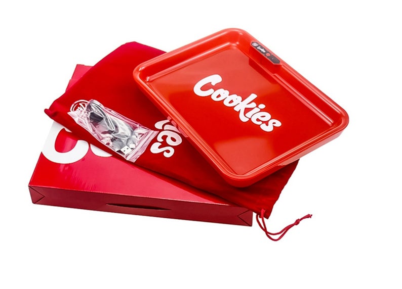 Cookies LED Glow Rolling Tray - SmokeZone 420