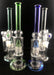 12" Color Tube Double Shower Cone Perc Water Pipe - SmokeZone 420