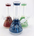 9" Wrap & Rake Color Beaker Base Water Pipe - SmokeZone 420