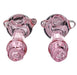 5" Dichro Head Twisted Mouth Pink Spoon Pipe - SmokeZone 420