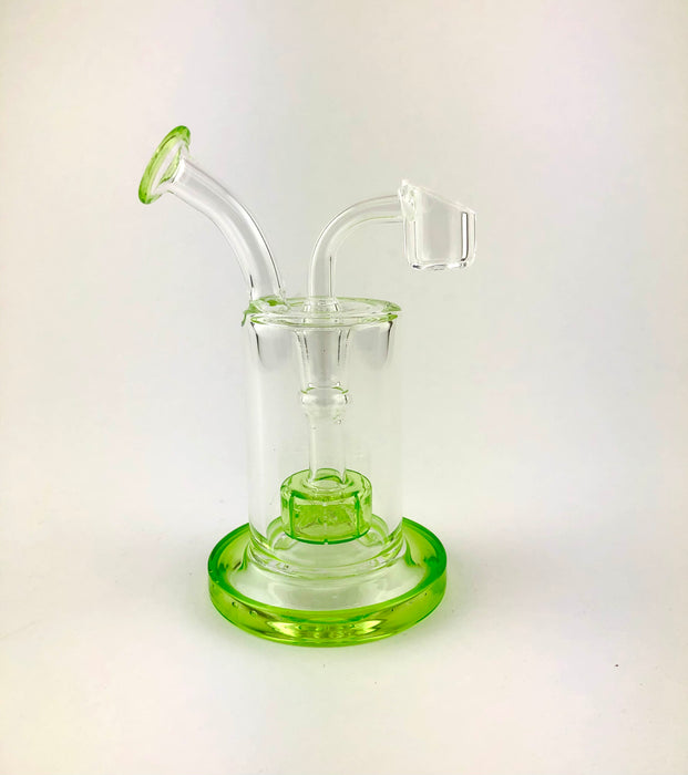 6" Built In Stem Showerhead Dab Rig - SmokeZone 420