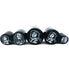4 Part Black Aluminum Bob Marley Grinders - SmokeZone 420