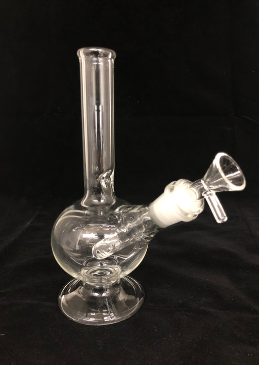 8" 25mm Glass Tube Ball & Base Water Pipe - SmokeZone 420