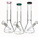 14" 5mm Color Mouth Clear Beaker Water Pipe - SmokeZone 420