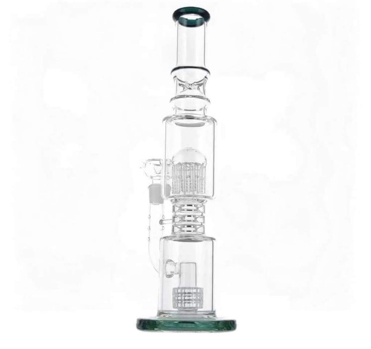 17" Tree & Matrix Perc Heavy Base Water Pipe - SmokeZone 420