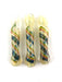 3.5" Rasta Twirl Dichro Flat Mouth Chillum - SmokeZone 420