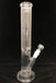 14" Lined Straight Tube Clear Water Pipe - SmokeZone 420