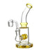 7" Bent Mouth Side Double Shower Perc Dab Rig - SmokeZone 420