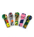 3.5" Silicone Printed Flat Mouth Hand Pipes (Pack of 5) - SmokeZone 420
