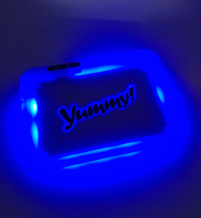 Yummy! Glow LED Rolling Tray 11"x8" - SmokeZone 420