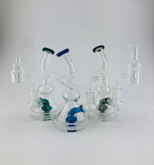 7" Zong Shower Perc Dab Rig - SmokeZone 420