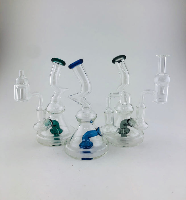 7" Zong Shower Perc Dab Rig - SmokeZone 420