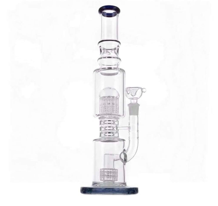 17" Tree & Matrix Perc Heavy Base Water Pipe - SmokeZone 420