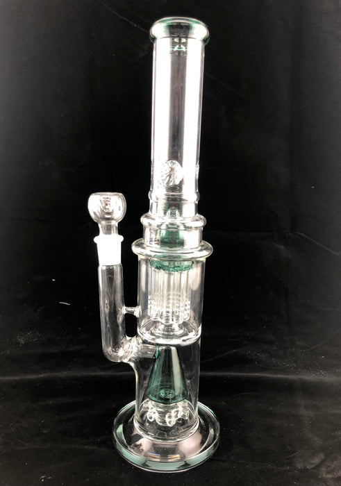 15" Tree & Cone Perc Water Pipe - SmokeZone 420