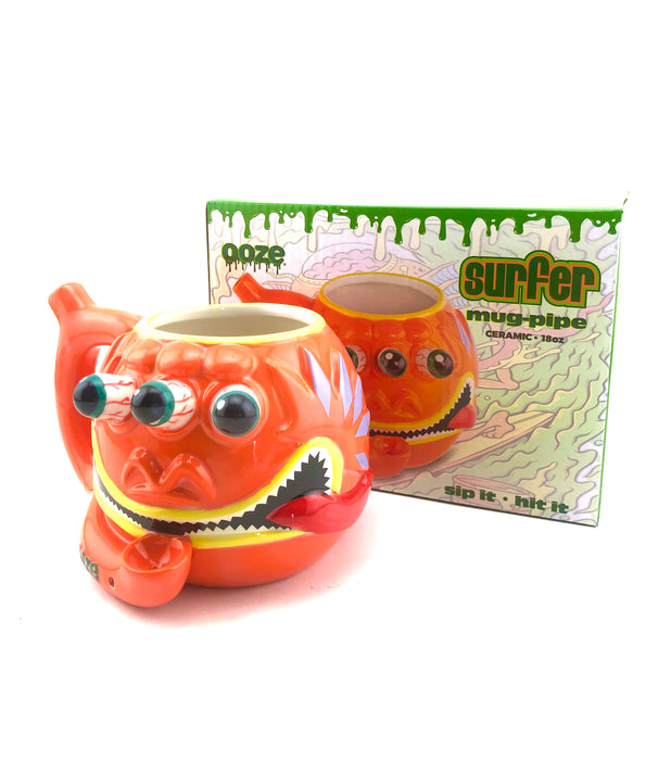 Ooze Surfer Ceramic Mug Pipe - SmokeZone 420