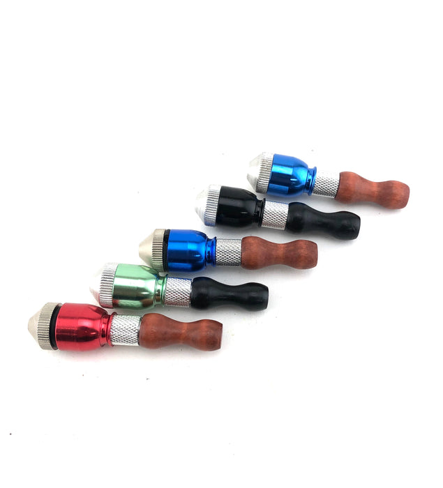 3" Wood Mouthpiece Metal Sneak-A-Toke - SmokeZone 420