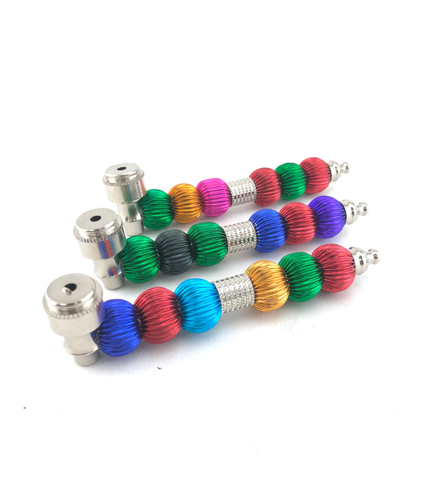 5" Color Ball Body Metal Pipe - SmokeZone 420