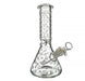 9" Glow In The Dark Frosted Designer Water Pipe - SmokeZone 420
